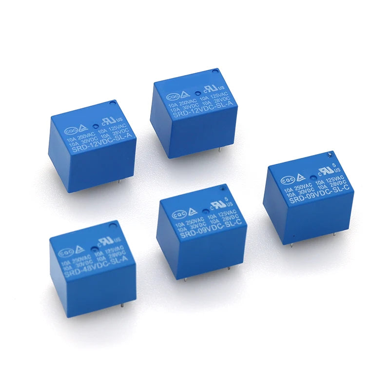 5/20/50PCS Javino Relay SRD-5VDC-SL-C SRD-12VDC-SL SRD-3VDC SRD-9V relays 4/5PINS 12V DC High Quality Javino