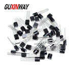 100PCS Transistor New TO92 2N3904 2N3906 2N4403 2N2907 2N4401 2N2222 PN2222 2N5401 2N5551 TO-92