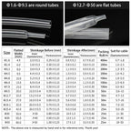 1~10m 3:1 Heat Shrink Tubing With Glue 1.6~ 50mm Transparent Double Wall Adhensive Polyolefin Sleeve Lined Wire Cable Protector