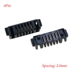 1PCS 4/5/6/7/8/9/10Pin Laptop Battery Connector Pitch 2.0mm Holder Clip Slot Contact Male and Female Plug