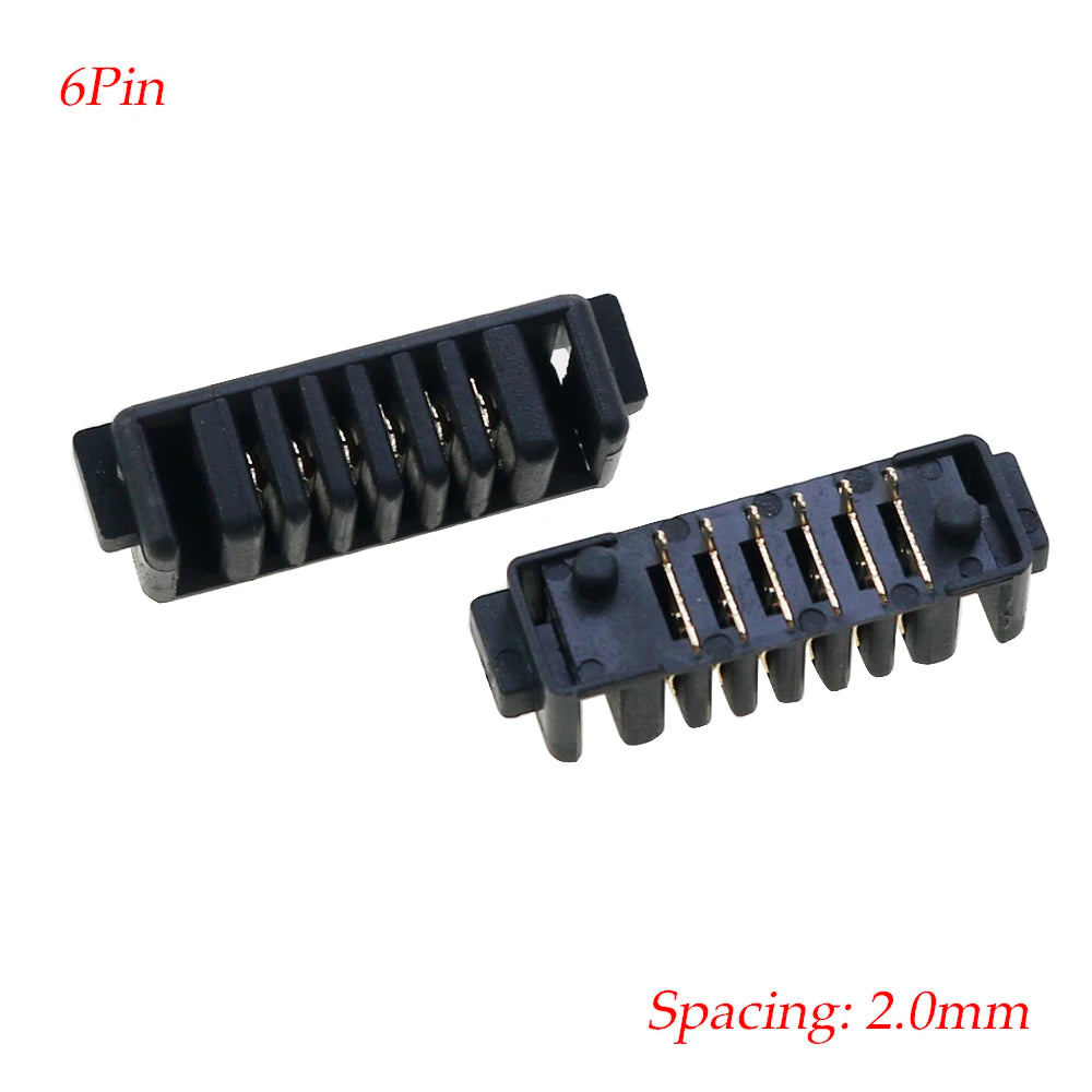 1PCS 4/5/6/7/8/9/10Pin Laptop Battery Connector Pitch 2.0mm Holder Clip Slot Contact Male and Female Plug