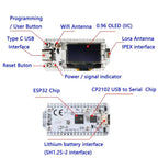 1 Set Heltec LoRa32 V3 Node Development Board LoRa 32 SX1262 ESP32-S3 Wifi BLE with 5DBi SMA Male Antenna for Meshtastic