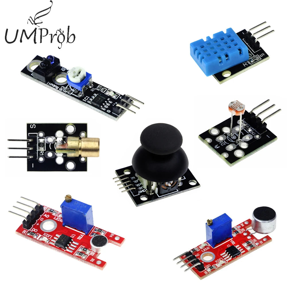 KY-008 KY-015 KY-018 KY-023 KY-033 KY-037 KY-038 Module for Arduino DIY Kit
