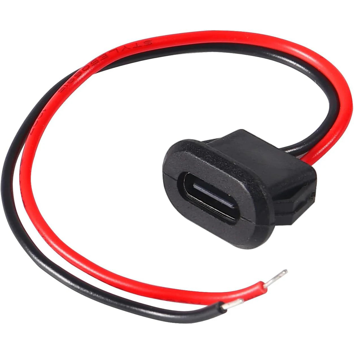 5/10/15PCS USB Type-C Waterproof USB Connector Direct compression female base Female Socket Charging Interface With Welding Wire