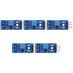 1-15PCS TCRT5000 Infrared Reflective IR Photoelectric Sensor Switch 3.3V-5V Barrier Line Track Sensor Module Diy Kit