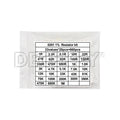 1206 0805 0603 0402 0201 SMD Resistor 1Ohm-1M ohm Sample Assorted Kit 1% 33valuesX 20pcs=660pcs