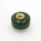 AC 250V Vintage Ceramic Toggle Switch Brass Lever Rocker Retro ON OFF Wall Switch Classical Lamp Switch