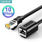 Clearance_SAMZHE Cat6 Ethernet Extension Patch Cable RJ45 Male to Female Rj45 Ethernet Extender Adapter for PC Laptop Ethernet C
