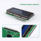 2004 LCD Screen Display Module 2004A 20x4 White Character Blue Backlight DC 5V