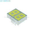 10pcs 0.56 inch 10Pins 5261AG 5261BG 2 Digit Bits 7 Segment Yellow-Green Chartreuse LED Digital Display Common Anode Cathode