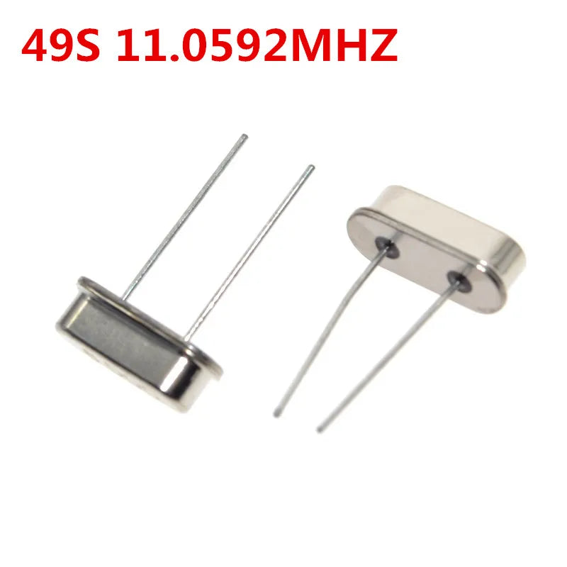 49S 3.5795MHZ 3.6864MHZ 6MHZ 7.3728MHZ 7.6MHZ 8MHZ 10MHZ 11.0592MHZ 12MHZ 18MHZ 20M Quartz Crystal Resonator Passive Oscillator