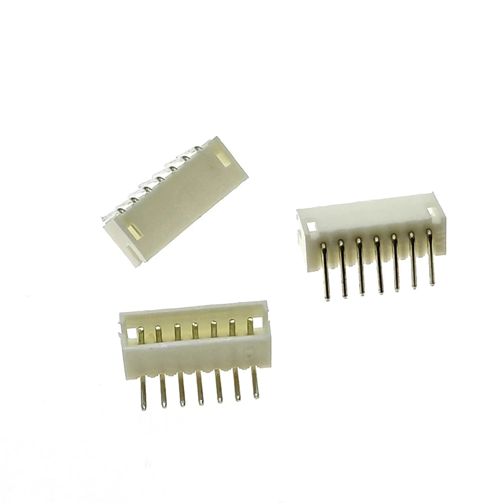 50pcs JST ZH 1.5mm 2P/3P/4P/5P/6P/7P/8P/9P/10P Right Angle Pin Male Connector