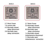 1 PC AH3-2 Time Relay AC/DC Universal Thick Stitch Power-on Delay Timer AH3-3 Time Set Range 0.1S-60m with Base DC12V24V AC220V
