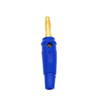 2/5PCS 4mm Gold Plated Banana Plug Speaker Cable Wire Connector Pin Socket Multi-Color for Audio DIY