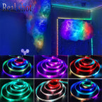 1-30M USB WS2812b Magic RGBIC Dream Strip Light 5050 LED RGB Strip Tuya WiFi App Horse Racing Running Atmosphere Light Home Deco