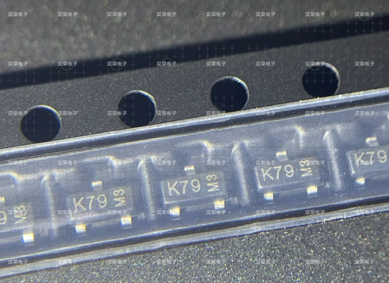 20PCS/50PCS/100PCS/1000PCS  BAT750  BAT750-7  BAT750-7-F  silk screen  K77   silk screen   K79   (DIODE SCHOTTKY 40V 750mA SOT23
