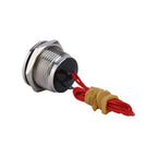 Stainless Steel Waterproof Piezo Touch Switches 16mm 19mm 22mm 25mm Normal open Capacitive Momentary Push Button