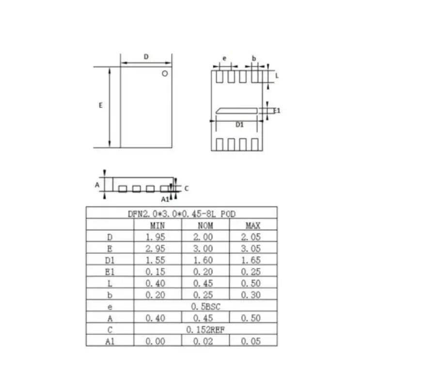 10pcs ZD25WQ32CEIGR USON-8(2x3)  NOR FLASH ZD25WQ 32CEIGR