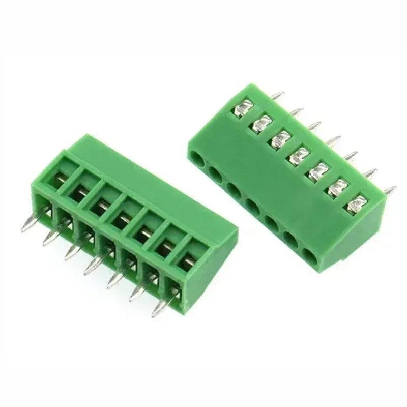 10pcs 2.54MM PCB Universal Screw Terminal Blocks Connector 2/3/4/5/6/7/8/9/10-12 Pin/Poles KF128 Straight Pin Copper