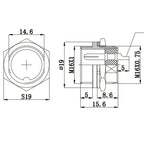 GX16 Butt Joint 2/3/4/5/6/7/8/9/10 Pins Waterproof Aviation Plug Socket 0.5m Wire Cable Connector Air Plug Electrical Cord