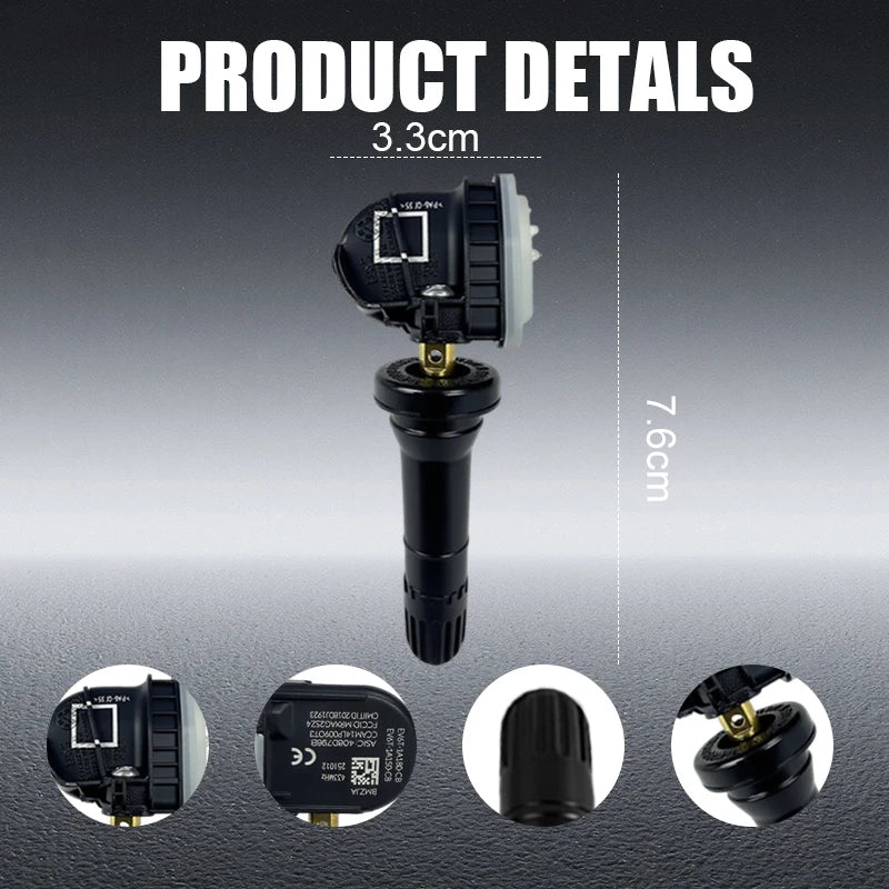 1/4PCS Tire Pressure Monitoring Sensor TPMS EV6T-1A180-CB For Ford F-150 Focus Ecosport Ranger Compatible With EV6T1A180CB