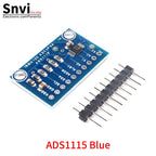 Snvi 16 Bit I2C ADS1115 ADS1015 Module ADC 4 channel with Pro Gain Amplifier 2.0V to 5.5V for Arduino RPi