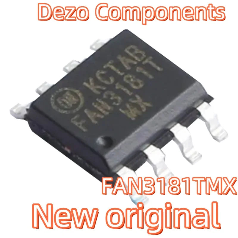 5PCS FAN3181TMX FAN3181T  FAN3181 Single 2A High-Speed, Low-Side IGBT Driver IC SOP8 SMD
