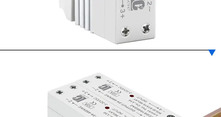 LCTC DIN Rail Mounted Relay SSR Slim Solid State Relay With Heat Sink DC Control AC 10A 25A 40A 50A 60A 80A Industrial Relay