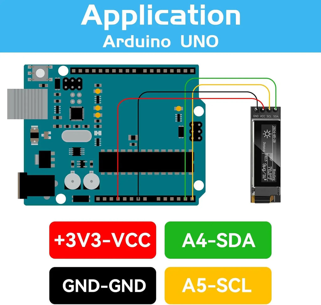 0.91 Inch OLED Display Module White/Blue OLED 128X32 LCD LED Display SSD1306 12832 0.91 IIC I2C Communicate for Arduino