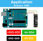 0.91 Inch OLED Display Module White/Blue OLED 128X32 LCD LED Display SSD1306 12832 0.91 IIC I2C Communicate for Arduino