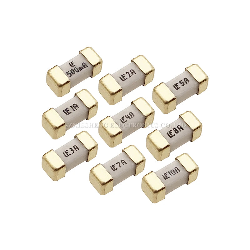 10PCS 1808/2410 SMD Fast Blow Fuse 0451 62mA 100mA 200mA 375mA 500mA 750mA 1A 2A 3A 4A 5A 6.3A 7A 8A 10A 12A 15A 20A 125V/65V