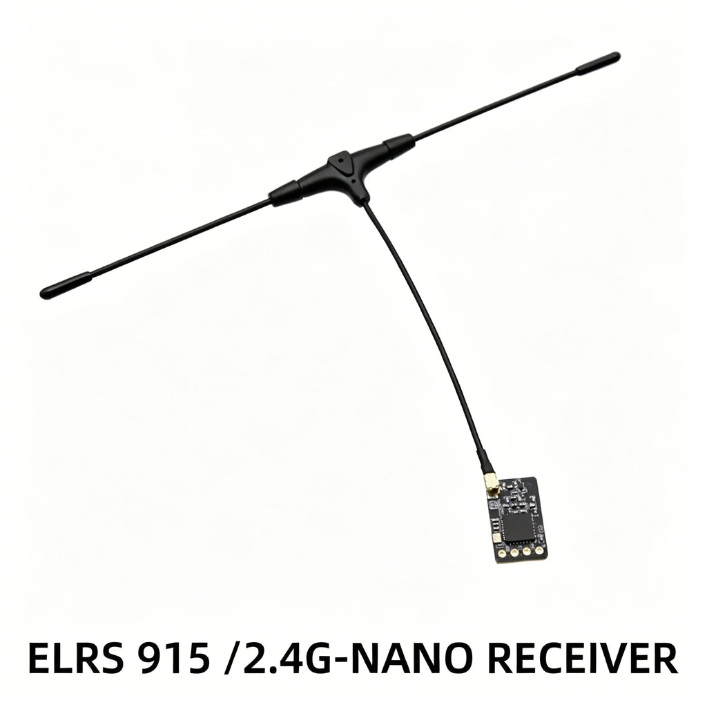 ELRS Receiver 2.4 GHz/915 MHz ExpressLRS High Refresh Rate Drone Communication Antenna for HD Video Transmission and FPV Antenna