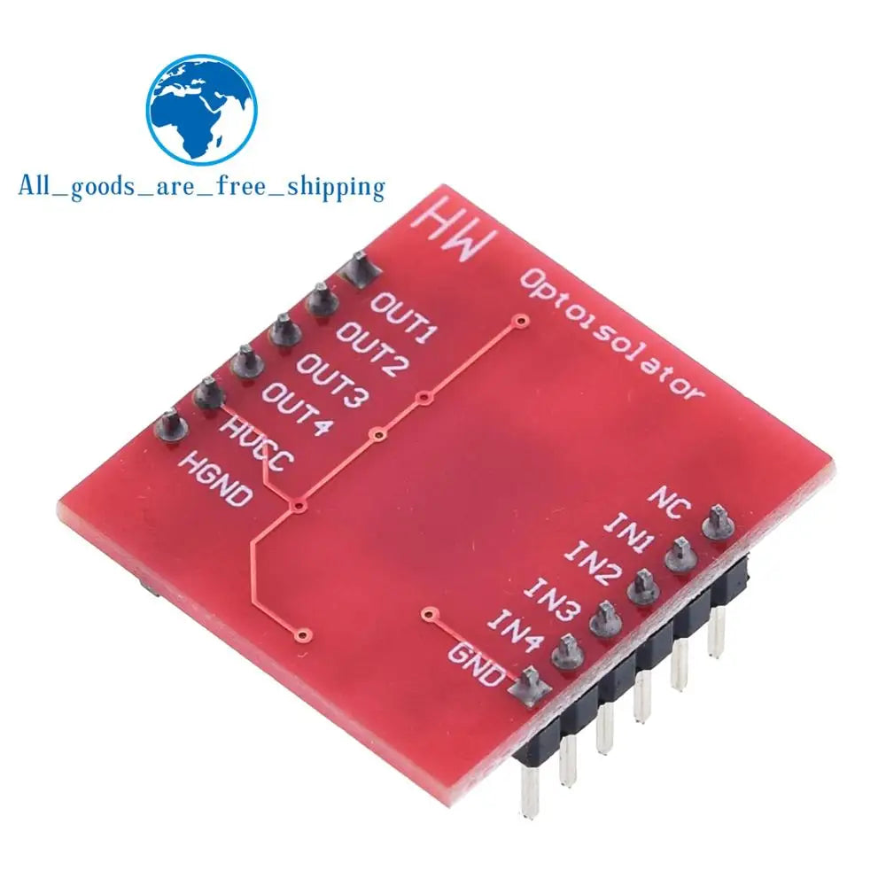 1/3PCS TLP281 4 CH 4-Channel Opto-isolator IC Module For Arduino Expansion Board High And Low Level Optocoupler Isolation