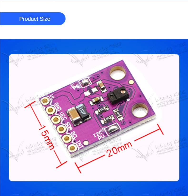 7620 Gesture Recognition Sensor PAJ7620U2 9 Gesture Recognition Sensor Modules RGB Infrared Sensing Modules