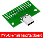 TK 1Pcs~10Pcs Type-CMale to Female USB 3.1 Test PCB Board Adapter Type C 24P 2.54mm Connector Socket For Data Line Wire Transfer