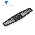 TZT 1/3PCS Reversing Radar Display 0.36 Connected Digital Tube LED Seven Segments Gongyang Green/Yellow/Red Three Colors