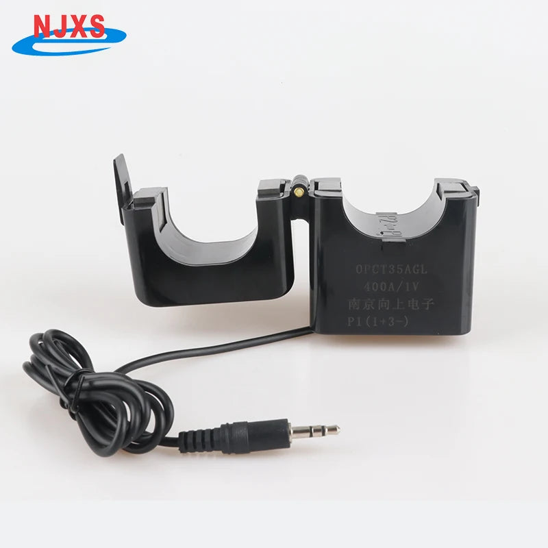 NJXSE OPCT35AGL Clamp Current Transformer 100A 200A 300A 400A 500A 600A / 1V 333mV 40mA 50mA Split Core CT with 3.5mm Jack