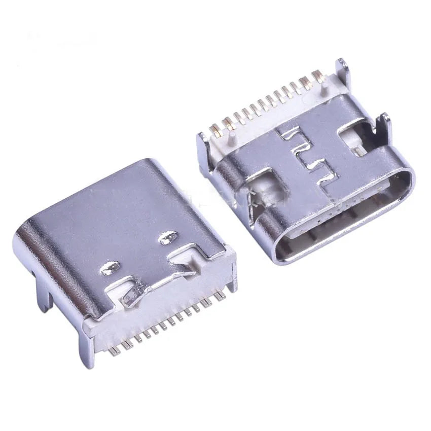 Type C Female Seat 3.1 TYPE-C 12PIN Single-Row SMT Four-Pin Plug-In Board Type-C Double-Sided