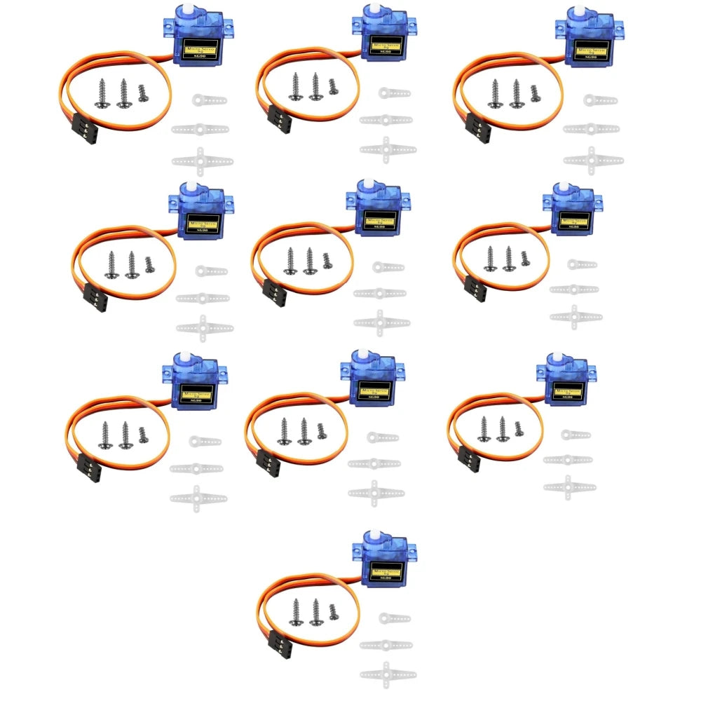 5/10Pcs SG90 Servo Motor Micro Servo 9G Servo Motor for RC Robot Arm Helicopter Airplane Remote Control For Rc Planes Fixed wing