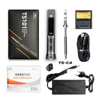 Original TS101 Electric Soldering Iron Adjustable Temperature Digital USB Mini Solder Station 90W TS100 TS 101 Upgrade With Tips