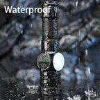 Magnetic USB Rechargeable LED Tactical Flashlight With COB Side Light Camping Fishing Torch