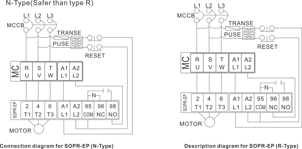 Samwha-Dsp SOPR-EP Electronic Overload Relay Motor Protector Thermal Overload Relay