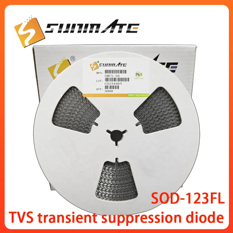 50PCS SMF28A SMF30A SMF33A SMF36A SMF40A SMF43A SMF45A SMF48A SMF51A SMF54A SOD-123FL TVS transient suppression diode