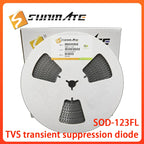 50PCS SMF28A SMF30A SMF33A SMF36A SMF40A SMF43A SMF45A SMF48A SMF51A SMF54A SOD-123FL TVS transient suppression diode