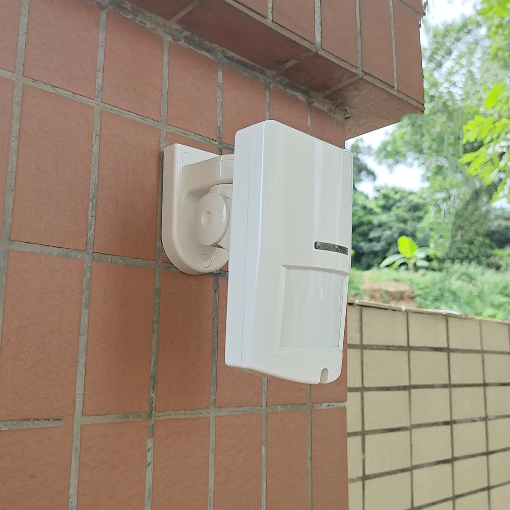 Security Alarm Outdoor Waterproof Wired Motion Sensor Dual Tech PIR Microwave Detector Anti-Pet Occupancy Sensor for Home Office
