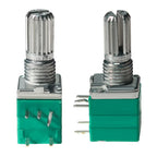 New 5PCS Volume Potentiometer Industrial Switches 5Pin 5K 10K 20K 50K 100K Switch Audio Shaft 15mm Amplifier Sealing RK097G