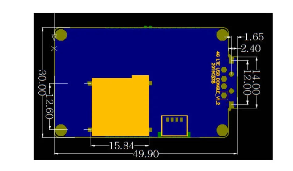 Quectel EC25 Series EG25-G EG25-GGB Module LTE Cat 4 USB Dongle Cellular Wireless Communication for Global Use No Case