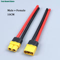 XT60 Male Female Conversion Plug Connection Cable With 12AWG Silicone Extension Lead Wire for RC Lipo Battery FPV Drone