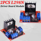 L298N DC Motor Driver Module L298N Stepper Motor Smart Car Robot Breadboard Peltier High Power L298 DC Motor Driver for Arduino