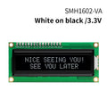 16x2 Character LCD Module Display Screen 162 LCM RED Green White Yellow VA Black Background 5V 3.3V for DIY Projects
